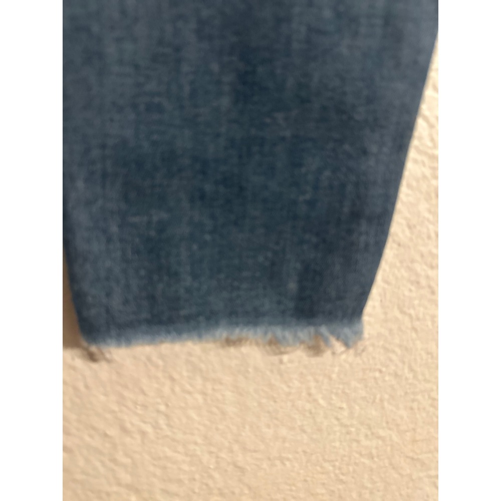 Flying Monkey High Rise Distressed Skinny Jeans Blue Raw Hem Y3043 Size 29 - Picture 5 of 13